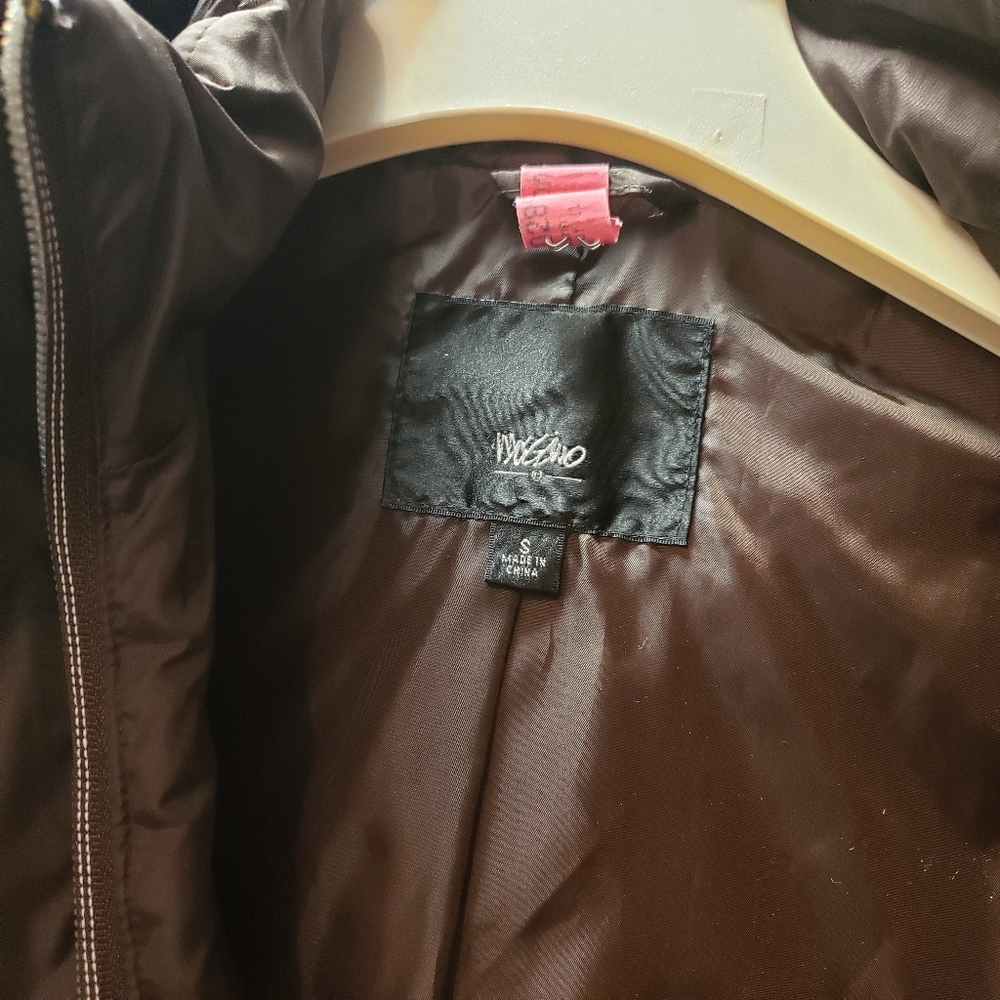 Mossimo Brown/Gray Long Puffer Jacket - image 4